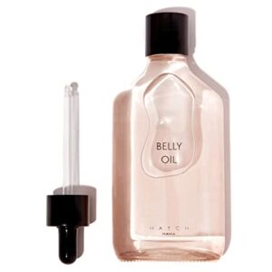 HATCH Belly Oil - 6.7oz Quick-Drying Belly Oil - Vegan & Plant Based Nutrient Rich - Supports Skin Throughout Pregnancy