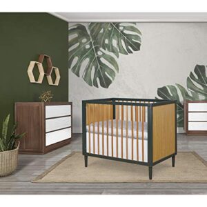 Dream On Me Lucas Mini Modern Crib with Rounded Spindles