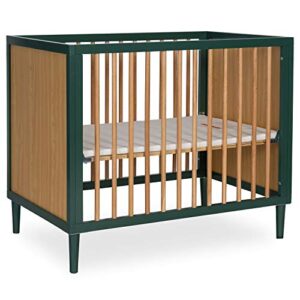 Dream On Me Lucas Mini Modern Crib with Rounded Spindles