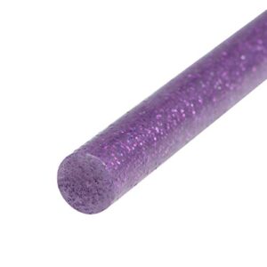 uxcell Mini Hot Glue Sticks for Glue Gun 0.27-inch x 4-inch Purple Glitter 10pcs