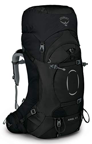 Osprey Ariel 65 Women's Backpacking Backpack , Black, Medium/Large