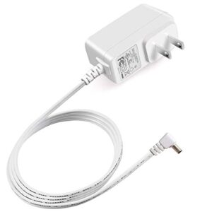 icreatin ul listed 7.5v 500ma ac adapter charger for summer infant baby monitor models including 29580 29650 28450 28650 29270 29590 28630 & others replacement power supply cord 6.6ft, white