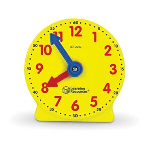 Learning Resources Smart Pack 4" Clock, Yellow