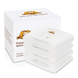 lionpapa refills compatible with dekor classic diaper pails pails,4 pack…