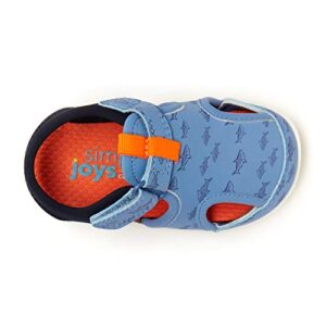 Simple Joys by Carter's Boy's Shawn Water Sandal, Blue, 4 Infant (0-1 Year)