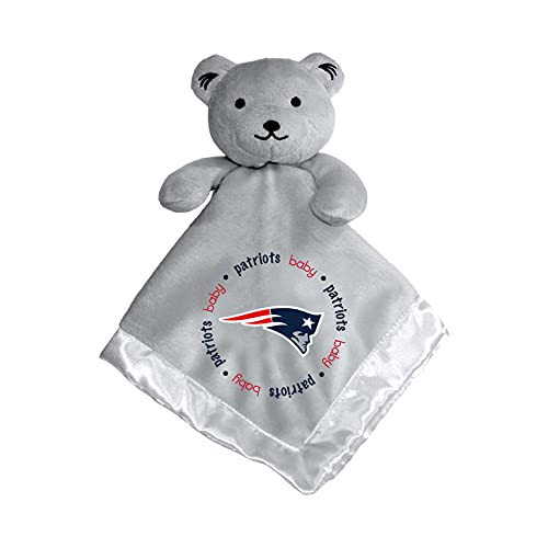 Baby Fanatic NFL New England Patriots Security Bear Blanket, One Size, Gray