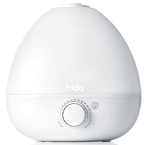 Frida Baby 3-in-1 Humidifier with Diffuser and Nightlight & Natural Sleep Vapor Bath Drops for Bedtime Wind Down by Frida Baby, White & Breathefrida Vapor Bath Drops