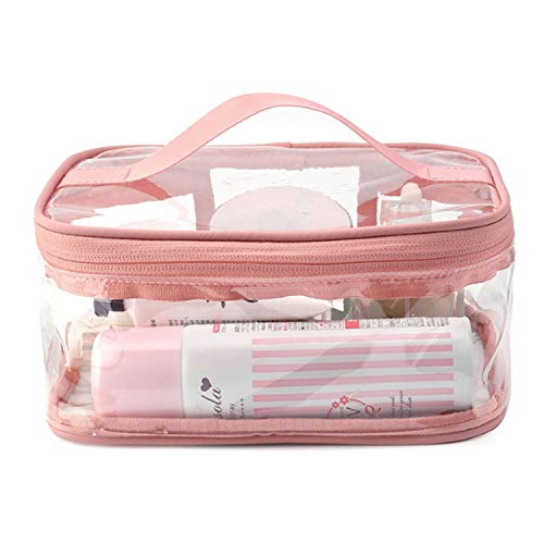 Makeup Bag Zipper Waterproof Portable Travel Storage Pouch 2 Pcs