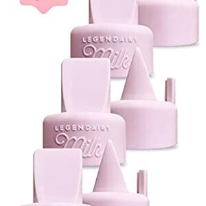 Legendairy Milk Duckbill Valves with Pull Tab - Compatible with Spectra - Pack of 6