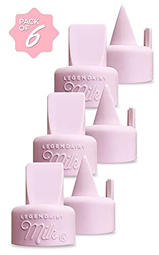 Legendairy Milk Duckbill Valves with Pull Tab - Compatible with Spectra - Pack of 6