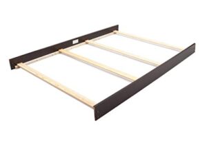 full size conversion kit bed rails for babyletto palma crib - espresso
