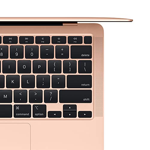 Apple 2020 MacBook Air Laptop M1 Chip, 13" Retina Display, 8GB RAM, 256GB SSD Storage, Backlit Keyboard, FaceTime HD Camera, Touch ID. Works with iPhone/iPad; Gold