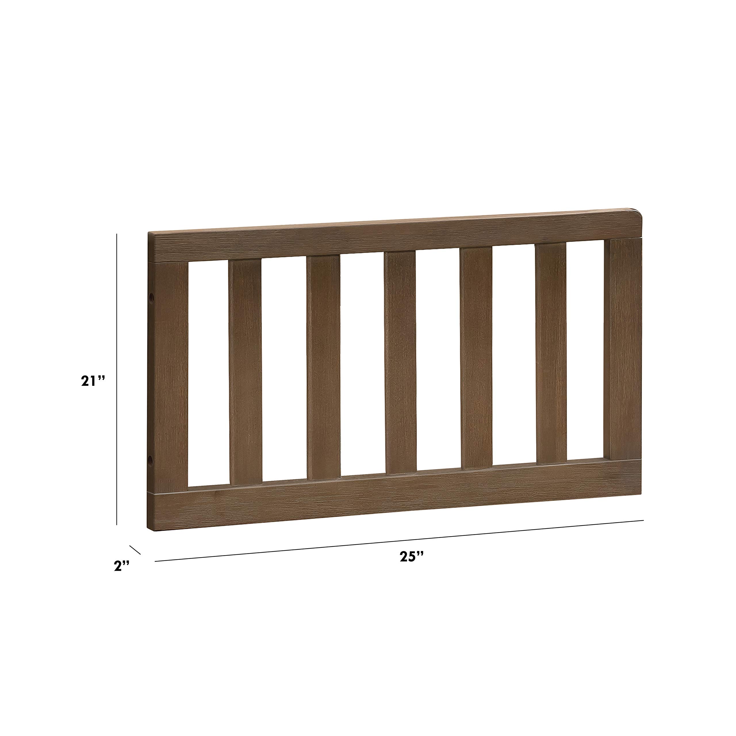 Million Dollar Baby Classic Toddler Bed Conversion Kit (M20799) in Stablewood