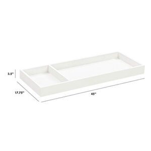 Namesake Universal Wide Removable Changing Tray (M0619) in Heirloom White