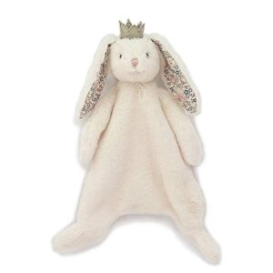 mon ami princess bunny plush lovie, security blankie, blanket, super soft and cuddly, baby comforter toy blankie used as toy or room décor |perfect party favor & birthday gifts| cream, 15"