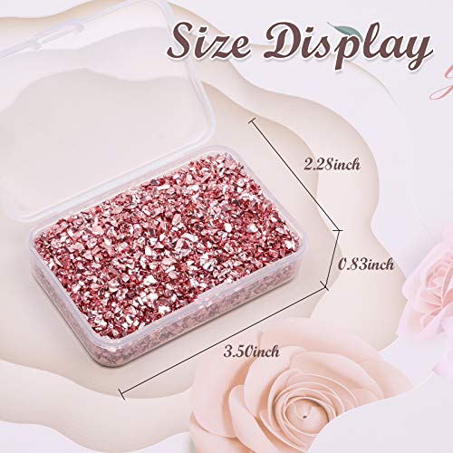 Crushed Glass Craft Glitter for Resin, Irregular Metallic Crystal Chips Sprinkles Chunky Glitter Shiny Nail Sequins Flakes for Nail Art DIY Jewelry Making Decoration Vase Filler