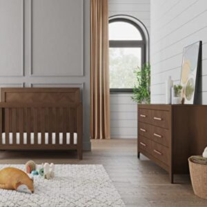 Child Craft Kieran 4-in-1 Convertible Crib, Toasted Chestnut Brown