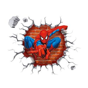 spiderman wall stickers diy removable spiderman children themed art boy room wall sticker bedroom nursery playroom decoration wall stickers