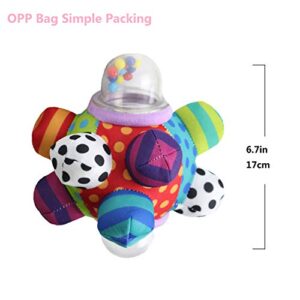 QQchickchicky Developmental Bumpy Ball Toy, Newborn Baby Infant Toys 0-3 Months, Help Develop Motor Skills and Brain Nerves, Sensory Baby Toys 3-6 0 12 Months 6.7"