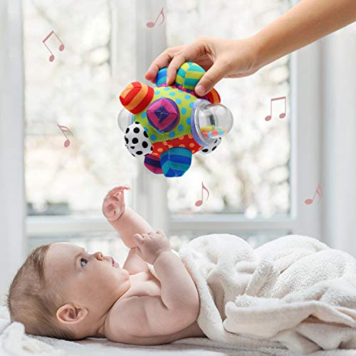 QQchickchicky Developmental Bumpy Ball Toy, Newborn Baby Infant Toys 0-3 Months, Help Develop Motor Skills and Brain Nerves, Sensory Baby Toys 3-6 0 12 Months 6.7"