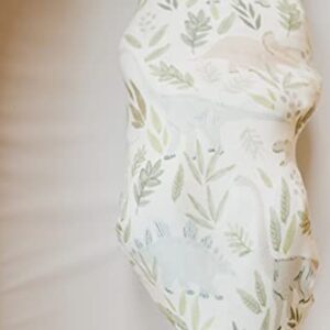 Large Premium Knit Baby Swaddle Receiving Blanket"Rex" by Copper Pearl