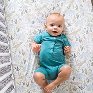 Premium Fitted Knit Crib Sheet/Toddler Sheet Rex by Copper Pearl