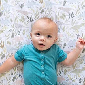 Premium Fitted Knit Crib Sheet/Toddler Sheet Rex by Copper Pearl