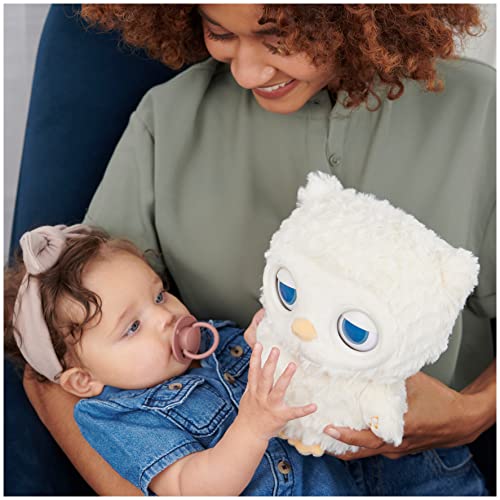 GUND Baby Sleepy Eyes Owl Bedtime Soother Plush Owl Stuffed Animal Night Light & Sound Machine for Baby Boys and Girls, 8”