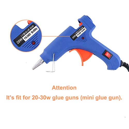 Glitter Hot Glue Sticks,VARACL Kids Mini Colored Hot Glue Gun Sticks for Letter Seal Stamp, Arts Gift Crafts, General Repair, 16 Colors,80 PCS, Diameter 0.28", Length 3.9"