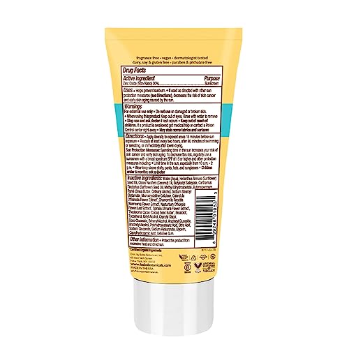 Babo Botanicals Sheer Mineral Sunscreen Lotion SPF 50 with 100% Mineral Active Ingredients - for Babies, Kids or Extra Sensitive Skin - Lightweight, Water Resistant & Fragrance Free - 3 fl. oz.