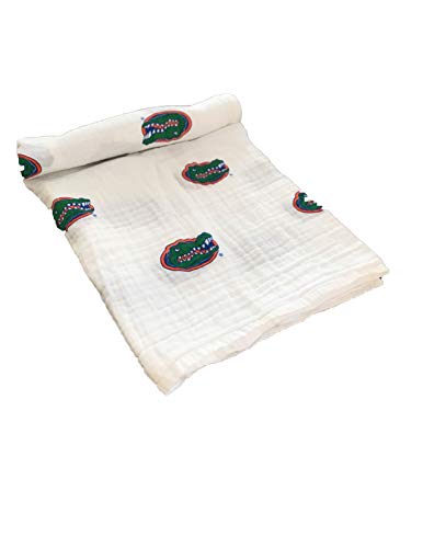 Three Little Anchors The University of Florida Muslin Swaddle Blanket 47x47in