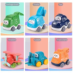 ALASOU Baby Truck Car Toy and Playmat Storage Bag(6 Sets)|Baby Toys 12-18 Months|Infant Toys for 1 2 3 Year Old boy Girl|1st Birthday Gifts for Toddler Toys Age 1-2