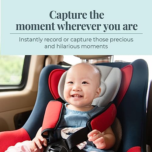 Tiny Traveler | Portable Video Baby Monitor, Wireless Baby Car Monitor Camera with Sound, Auto Night Vision HD 720p 5" Touchscreen LCD Monitor, Wireless 2.4G 33ft Range Baby