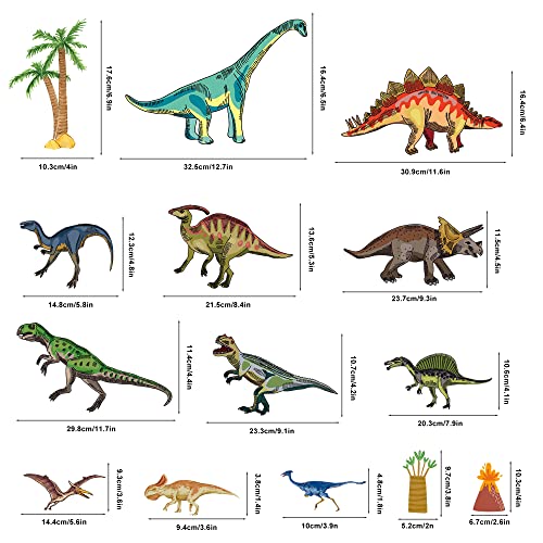 Dinosaur Wall Stickers Decals for Boys Room,Glow in The Dark Dinosaur Wall Decals Ceiling Stickers for Kids Bedroom, Wall Decor Kids Birthday Christmas Gift