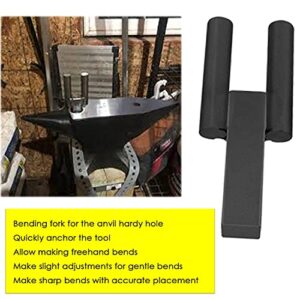 Bonbo 1 Inch Blacksmith Hardy Anvil Tool Hardy Turning Bending Forging Scrolling Twisting Tool Blacksmith Anvil Bending Fork