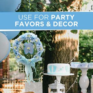 Your Favorite Moments Hanging Decoration: Blue Baby Boy Hanging Decor for Baby Shower, Gender Reveal, Birthdays