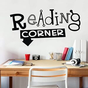 quotes wall decor stickers for library reading corner letterings wall decals creative wall posters vinyl peel and stick wall art murals for nursery classroom kids room