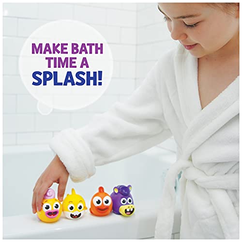 Baby Shark Bath Squirt Toy 4-Pack Big Show!