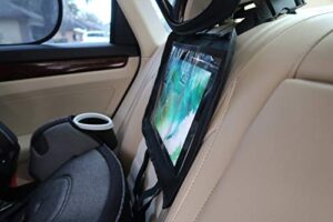 asc elite tablet holder for rear and forward facing children. slim, lightweight and perfect for when using a rear facing mirror.