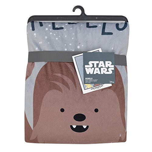 Lambs & Ivy Star Wars Rebels R2D2/C-3PO/Chewbacca Soft Sherpa Baby Blanket