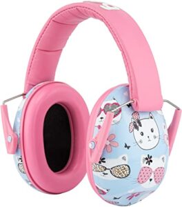 snug kids ear protection - noise cancelling sound proof earmuffs/headphones for toddlers, children & adults (cats)