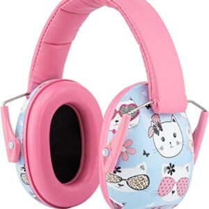 Snug Kids Ear Protection - Noise Cancelling Sound Proof Earmuffs/Headphones for Toddlers, Children & Adults (Cats)