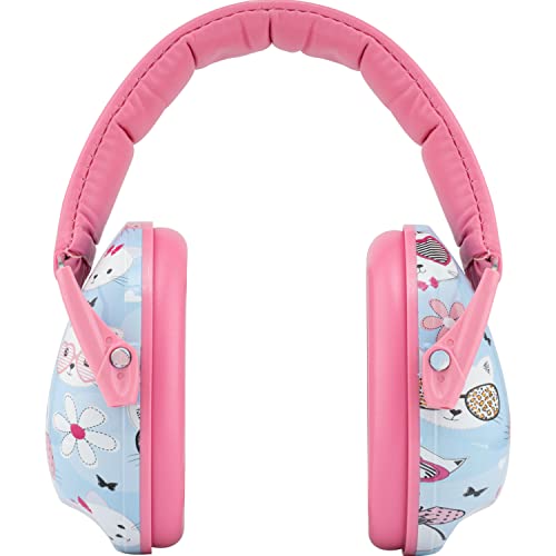 Snug Kids Ear Protection - Noise Cancelling Sound Proof Earmuffs/Headphones for Toddlers, Children & Adults (Cats)