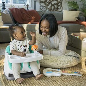 Baby Einstein Dine & Discover Multi-Use Booster Feeding & Floor Activity Seat with Self-Storing Tray