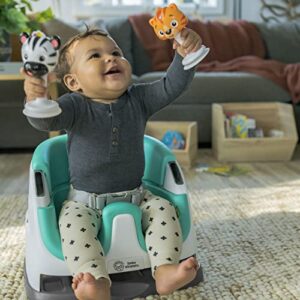 Baby Einstein Dine & Discover Multi-Use Booster Feeding & Floor Activity Seat with Self-Storing Tray