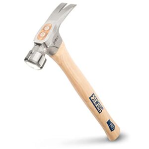 estwing pro california hammer - 23 oz rip claw hammer with smooth face & hickory wood handle - mrw23ls