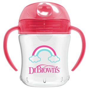 Dr. Brown's Transition Sippy Cup with Soft Spout - Pink - 6oz - 6m+