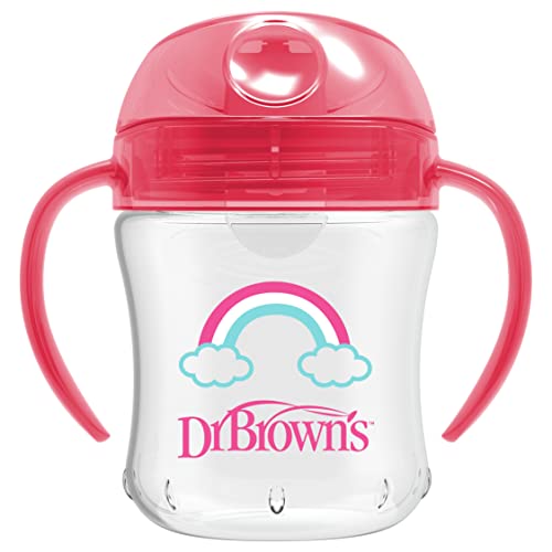 Dr. Brown's Transition Sippy Cup with Soft Spout - Pink - 6oz - 6m+