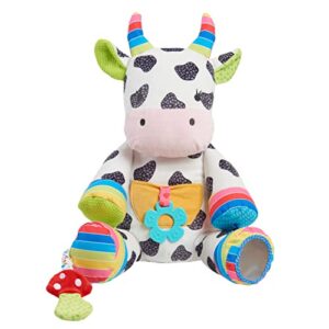 early learning centre blossom farm jumbo activity cow, sensory infant toy, kids toys for ages 0+, gifts and presents, amazon exclusive