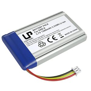 lp replacement battery for infant optics dxr-8 baby monitor unit, 1-pack 3.7v 1500mah lithium ion rechargeable battery